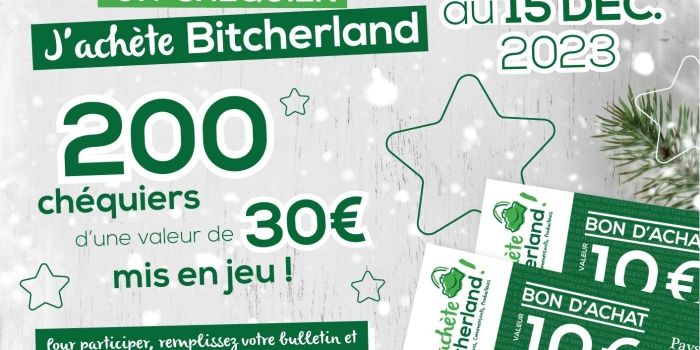Jeu Concours chéquiers J'Achète Bitcherland 2023